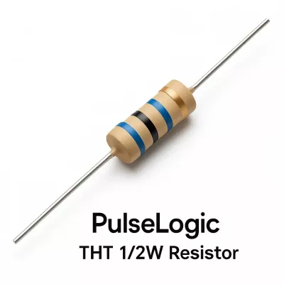 Product PulseLogic THT 1/2W Resistor model 09E0E5 Image